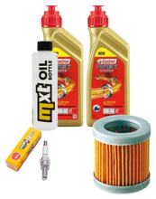 Inspectiepakket 2L 5W-40 + Oliefilter + 1x Bougie voor Piaggio Hexagon LX 4 125 ccm