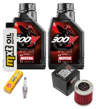 Inspectiepakket 2L 5W-40 + Oliefilter + 1x Bougie voor Piaggio Hexagon LX 4 125 ccm
