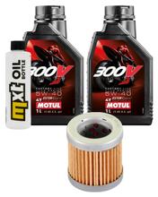 Inspectiepakket 2L 5W-40 + Oliefilter + 1x Bougie voor Piaggio Hexagon LX 4 125 ccm