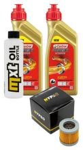 Inspection package 2L 5W-40 + oil filter + 1x spark plug for Piaggio Liberty RST 125 ccm