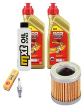 Inspection package 2L 5W-40 + oil filter + 1x spark plug for Piaggio Liberty RST 125 ccm