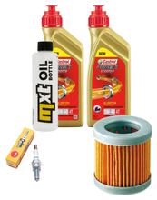 Inspektionspaket 2L 5W-40 + Ölfilter + 1x Zündkerze für Piaggio Liberty RST 125 ccm