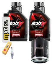 Inspektionspaket 2L 5W-40 + Ölfilter + 1x Zündkerze für Piaggio Liberty RST 125 ccm
