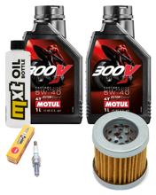 Paquete de inspección 2L 5W-40 + filtro de aceite + 1x bujía para Piaggio Liberty RST 125 ccm