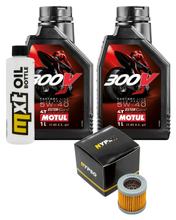 Pacchetto di ispezione 2L 5W-40 + filtro olio + 1x candela per Piaggio Liberty RST 125 ccm
