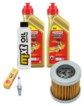 Paquete de inspección 2L 5W-40 + filtro de aceite + 1x bujía para Piaggio Liberty RST 125 ccm