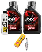 Inspectiepakket 2L 5W-40 + Oliefilter + 1x Bougie voor Piaggio MP3 125 ccm