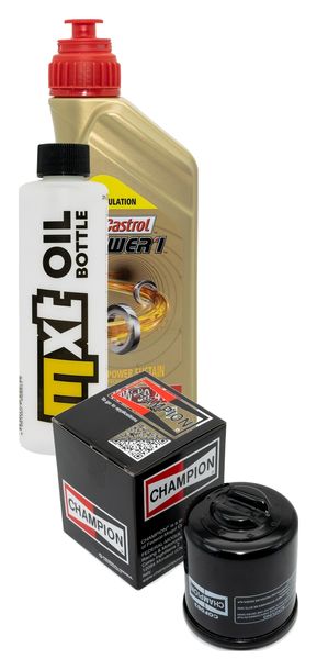 Inspektionspaket 1L 20W-50 + Ölfilter + 1x Zündkerze für Piaggio Sfera 125 ccm
