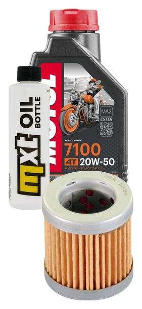 Inspektionspaket 1L 20W-50 + Ölfilter + 1x Zündkerze für Piaggio Sfera 125 ccm
