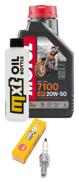 Inspektionspaket 1L 20W-50 + Ölfilter + 1x Zündkerze für Piaggio Sfera 125 ccm