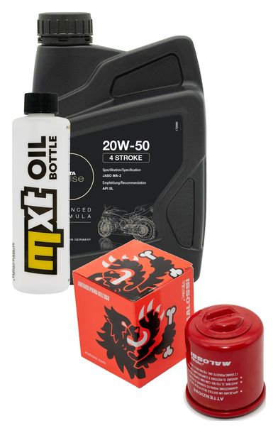 Inspektionspaket 1L 20W-50 + Ölfilter + 1x Zündkerze für Piaggio Sfera 125 ccm