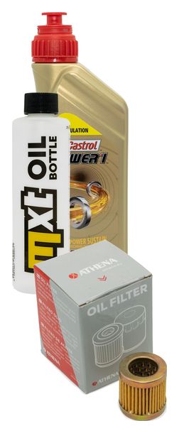 Inspektionspaket 1L 20W-50 + Ölfilter + 1x Zündkerze für Piaggio Sfera 125 ccm