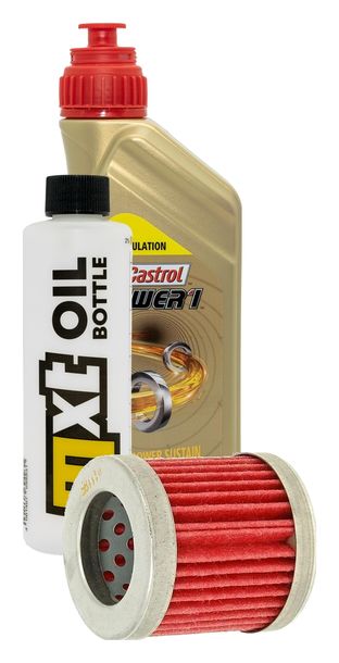 Inspektionspaket 1L 20W-50 + Ölfilter + 1x Zündkerze für Piaggio Sfera 125 ccm