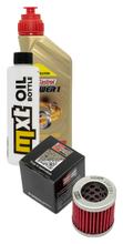 Paquete de inspección 1L 20W-50 + filtro de aceite + 1x bujía para Piaggio Sfera 125 ccm
