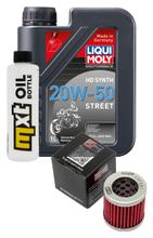Inspektionspaket 1L 20W-50 + Ölfilter + 1x Zündkerze für Piaggio Sfera 125 ccm