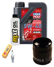Inspektionspaket 1L 5W-40 + Ölfilter + 1x Zündkerze für Piaggio Skipper ST 125 ccm