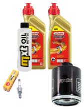 Inspection package 2L 5W-40 + oil filter + 1x spark plug for Vespa S, Piaggio Typhoon 2V 125 ccm
