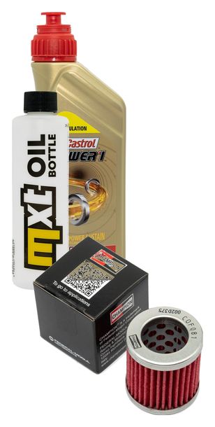 Inspektionspaket 1L 20W-50 + Ölfilter + 1x Zündkerze für Vespa ET4 125 ccm
