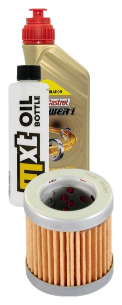 Inspektionspaket 1L 20W-50 + Ölfilter + 1x Zündkerze für Vespa ET4 125 ccm