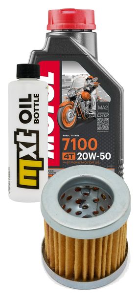 Inspektionspaket 1L 20W-50 + Ölfilter + 1x Zündkerze für Vespa ET4 125 ccm