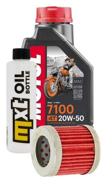 Inspektionspaket 1L 20W-50 + Ölfilter + 1x Zündkerze für Vespa ET4 125 ccm