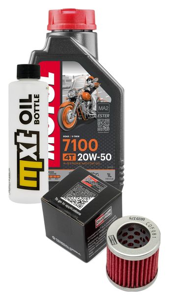 Inspektionspaket 1L 20W-50 + Ölfilter + 1x Zündkerze für Vespa ET4 125 ccm