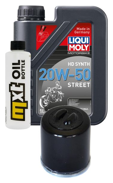 Inspektionspaket 1L 20W-50 + Ölfilter + 1x Zündkerze für Vespa ET4 125 ccm