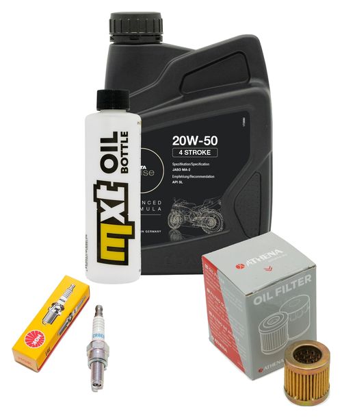 Inspektionspaket 1L 20W-50 + Ölfilter + 1x Zündkerze für Vespa ET4 125 ccm