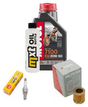Inspekční balíček 1L 20W-50 + olejový filtr + 1x zapalovací svíčka pro Vespa ET4 125 ccm