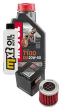 Inspektionspaket 1L 20W-50 + Ölfilter + 1x Zündkerze für Vespa ET4 125 ccm