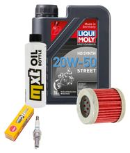 Pacote de Inspeção 1L 20W-50 + Filtro de Óleo + 1x Vela de Ignição para Vespa ET4 125 ccm