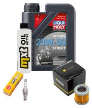 Inspekční balíček 1L 20W-50 + olejový filtr + 1x zapalovací svíčka pro Vespa ET4 125 ccm