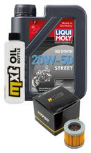Inspection package 1L 20W-50 + oil filter + 1x spark plug for Vespa ET4 125 ccm