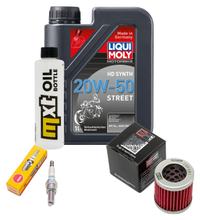 Inspekční balíček 1L 20W-50 + olejový filtr + 1x zapalovací svíčka pro Vespa ET4 125 ccm