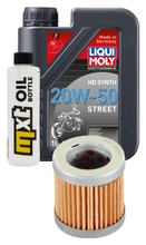 Inspection package 1L 20W-50 + oil filter + 1x spark plug for Vespa ET4 125 ccm