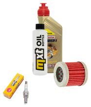 Pacote de Inspeção 1L 20W-50 + Filtro de Óleo + 1x Vela de Ignição para Vespa ET4 125 ccm