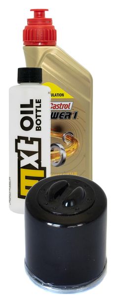 Inspektionspaket 1L 20W-50 + Ölfilter + 1x Zündkerze für Vespa ET4 Leader 125 ccm