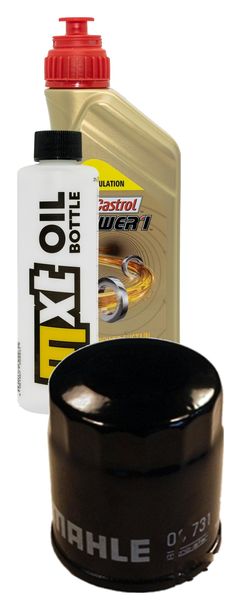 Inspektionspaket 1L 20W-50 + Ölfilter + 1x Zündkerze für Vespa ET4 Leader 125 ccm