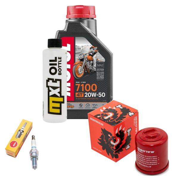 Inspektionspaket 1L 20W-50 + Ölfilter + 1x Zündkerze für Vespa ET4 Leader 125 ccm