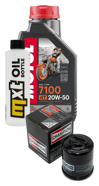 Inspektionspaket 1L 20W-50 + Ölfilter + 1x Zündkerze für Vespa ET4 Leader 125 ccm