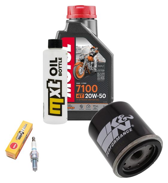 Inspektionspaket 1L 20W-50 + Ölfilter + 1x Zündkerze für Vespa ET4 Leader 125 ccm