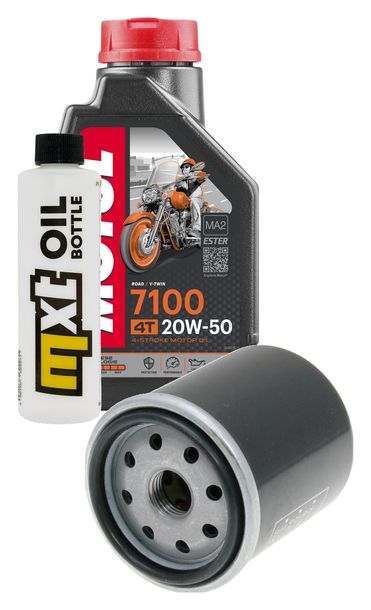 Inspektionspaket 1L 20W-50 + Ölfilter + 1x Zündkerze für Vespa ET4 Leader 125 ccm