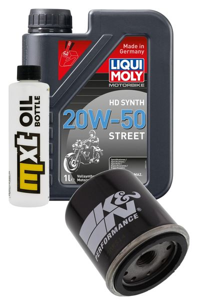 Inspektionspaket 1L 20W-50 + Ölfilter + 1x Zündkerze für Vespa ET4 Leader 125 ccm