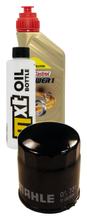 Kit d'inspection 1L 20W-50 + filtre à huile + 1x bougie pour Vespa ET4 Leader 125 ccm