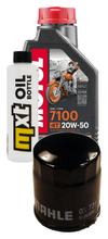 Inspektionspaket 1L 20W-50 + Ölfilter + 1x Zündkerze für Vespa ET4 Leader 125 ccm