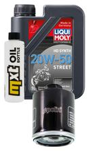 Inspektionspaket 1L 20W-50 + Ölfilter + 1x Zündkerze für Vespa ET4 Leader 125 ccm