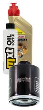 Paquete de inspección 1L 20W-50 + filtro de aceite + 1x bujía para Vespa ET4 Leader 125 ccm