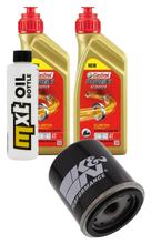 Kit d'inspection 2L 5W-40 + filtre à huile + 1x bougie pour Vespa 946 3V, Piaggio Carnaby LX Touring Primavera 125 / 200 ccm