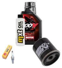 Inspektionspaket 1L 5W-40 + Ölfilter + 1x Zündkerze für Vespa LXV LX 125 ccm