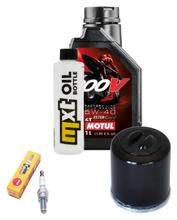 Kit d'inspection 1L 5W-40 + filtre à huile + 1x bougie pour Piaggio X8 Street 125 ccm